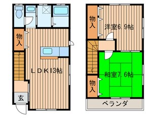 コーポKISENの物件間取画像